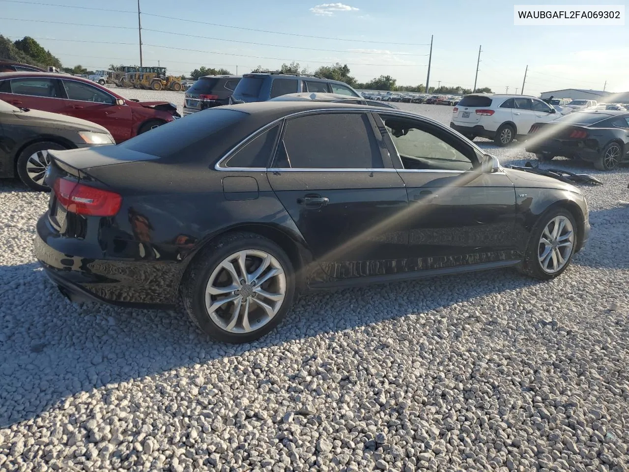 2015 Audi S4 Premium Plus VIN: WAUBGAFL2FA069302 Lot: 71575294