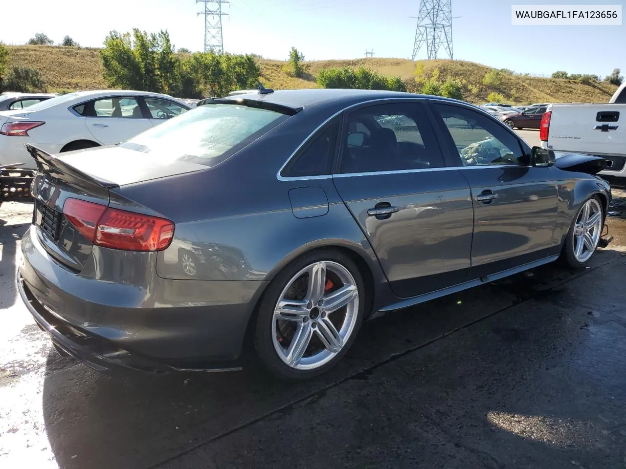 2015 Audi S4 Premium Plus VIN: WAUBGAFL1FA123656 Lot: 72764494