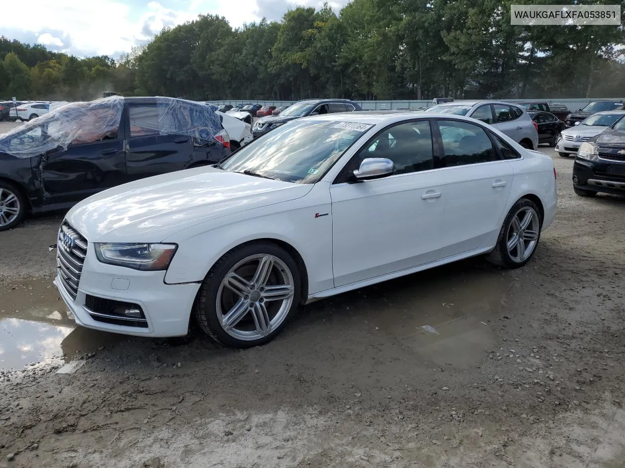 2015 Audi S4 Prestige VIN: WAUKGAFLXFA053851 Lot: 73318364