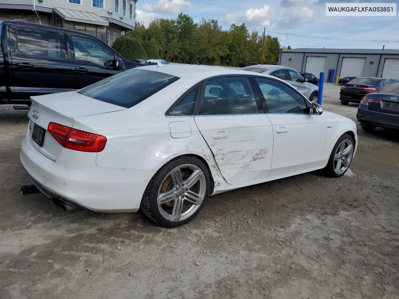 WAUKGAFLXFA053851 2015 Audi S4 Prestige