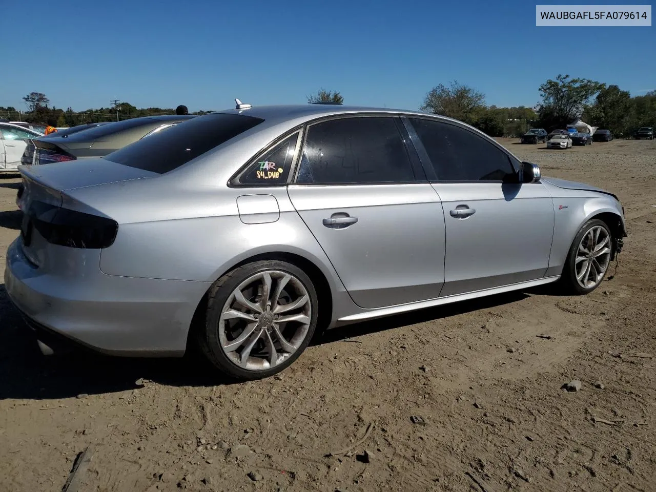 2015 Audi S4 Premium Plus VIN: WAUBGAFL5FA079614 Lot: 75933174