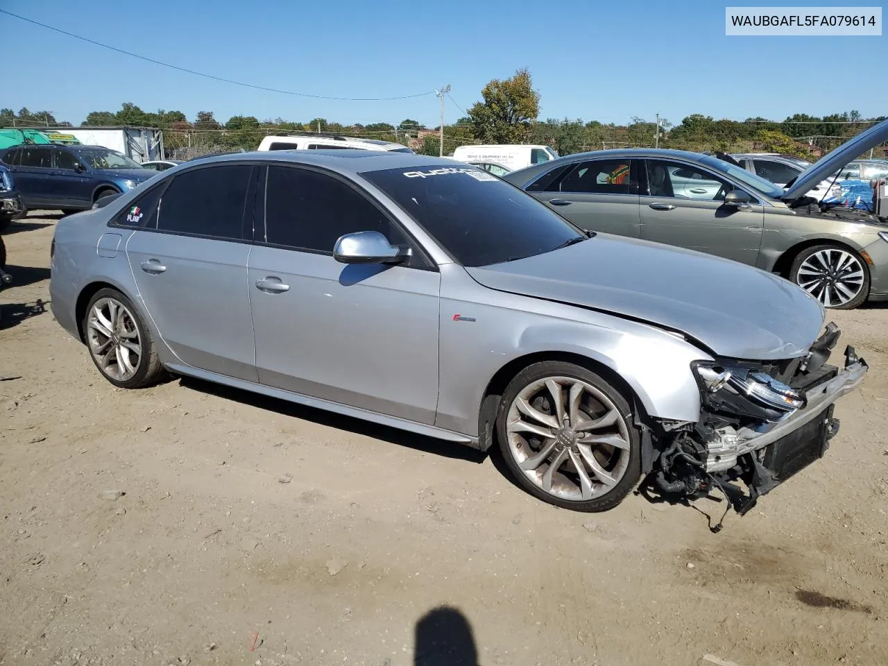 WAUBGAFL5FA079614 2015 Audi S4 Premium Plus