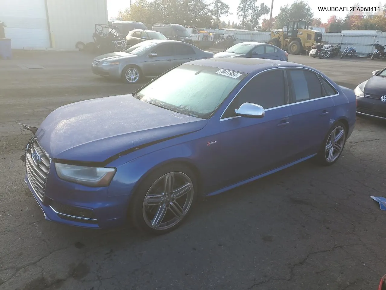 2015 Audi S4 Premium Plus VIN: WAUBGAFL2FA068411 Lot: 76411684