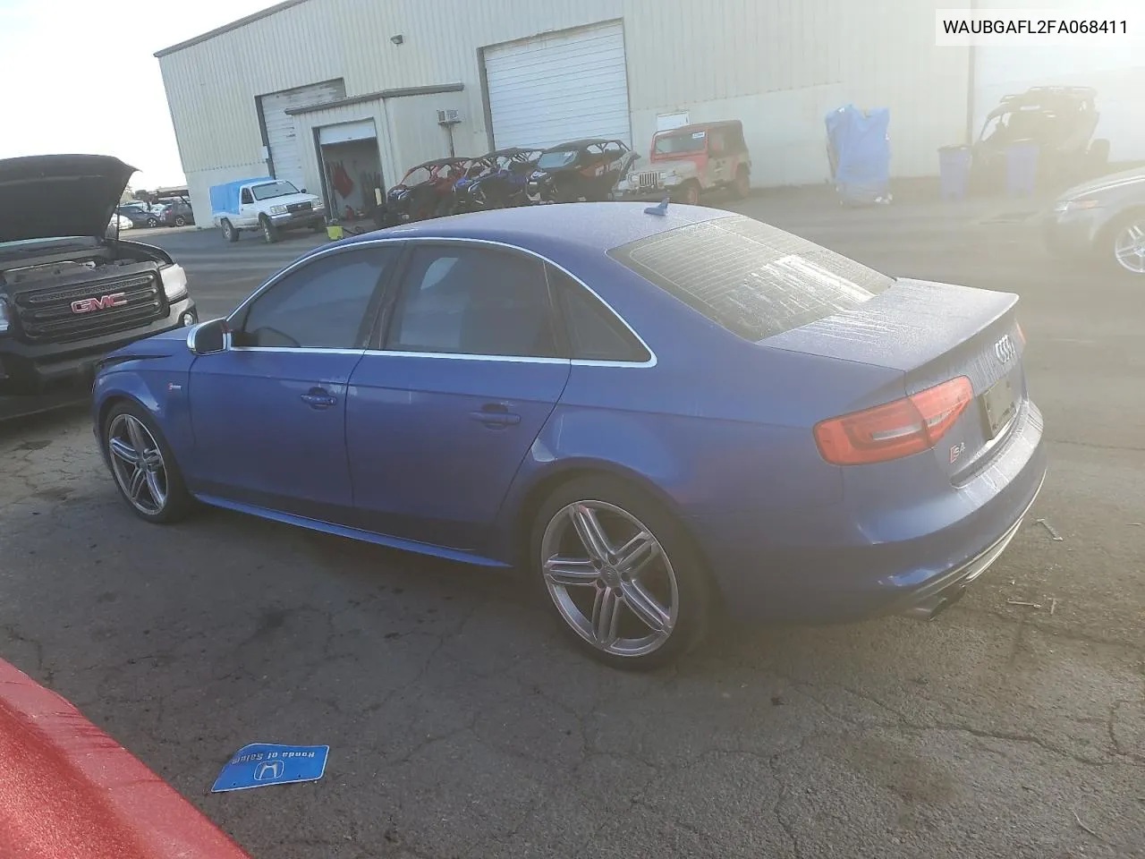 2015 Audi S4 Premium Plus VIN: WAUBGAFL2FA068411 Lot: 76411684