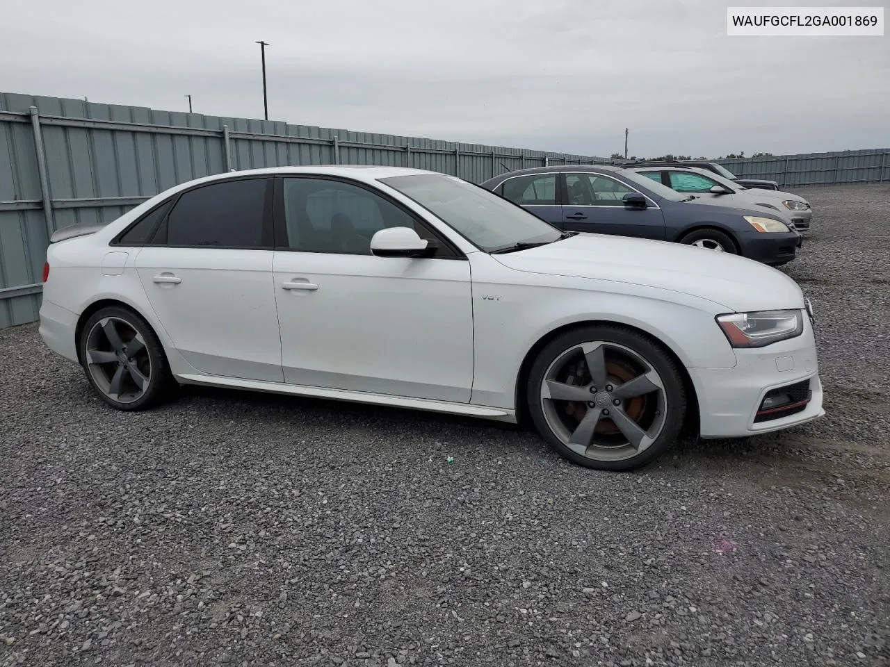 2016 Audi S4 Technik Plus VIN: WAUFGCFL2GA001869 Lot: 72779764