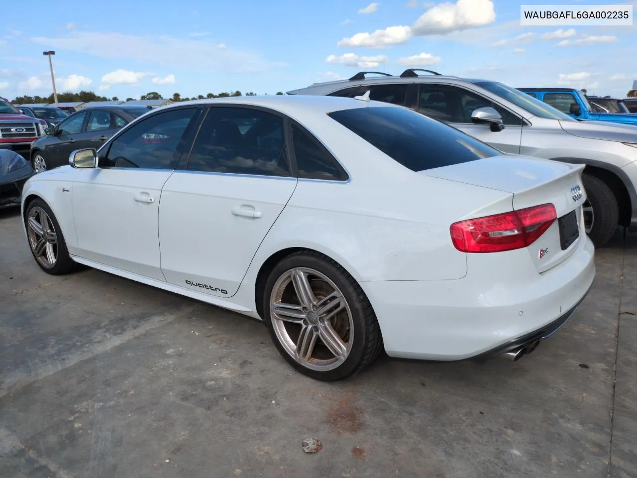 2016 Audi S4 Premium Plus VIN: WAUBGAFL6GA002235 Lot: 75087724