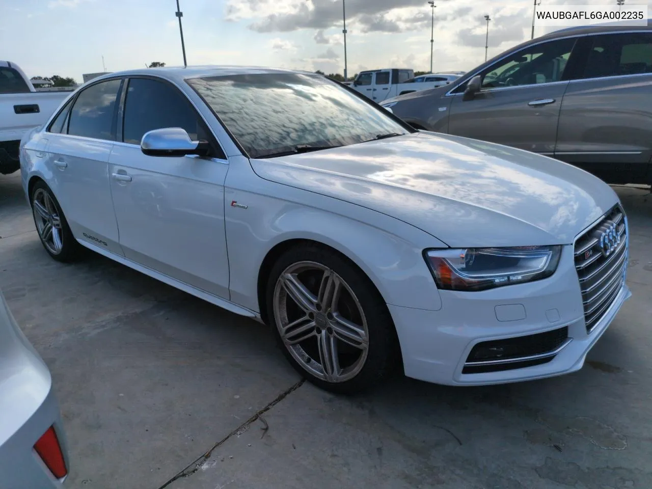 2016 Audi S4 Premium Plus VIN: WAUBGAFL6GA002235 Lot: 75087724