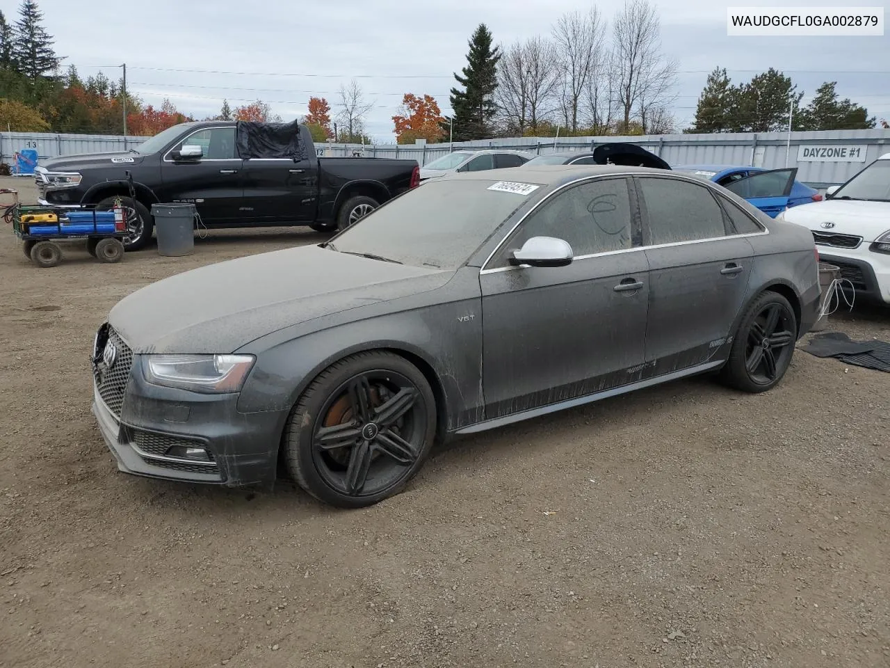 2016 Audi S4 Progressiv Plus VIN: WAUDGCFL0GA002879 Lot: 76924574