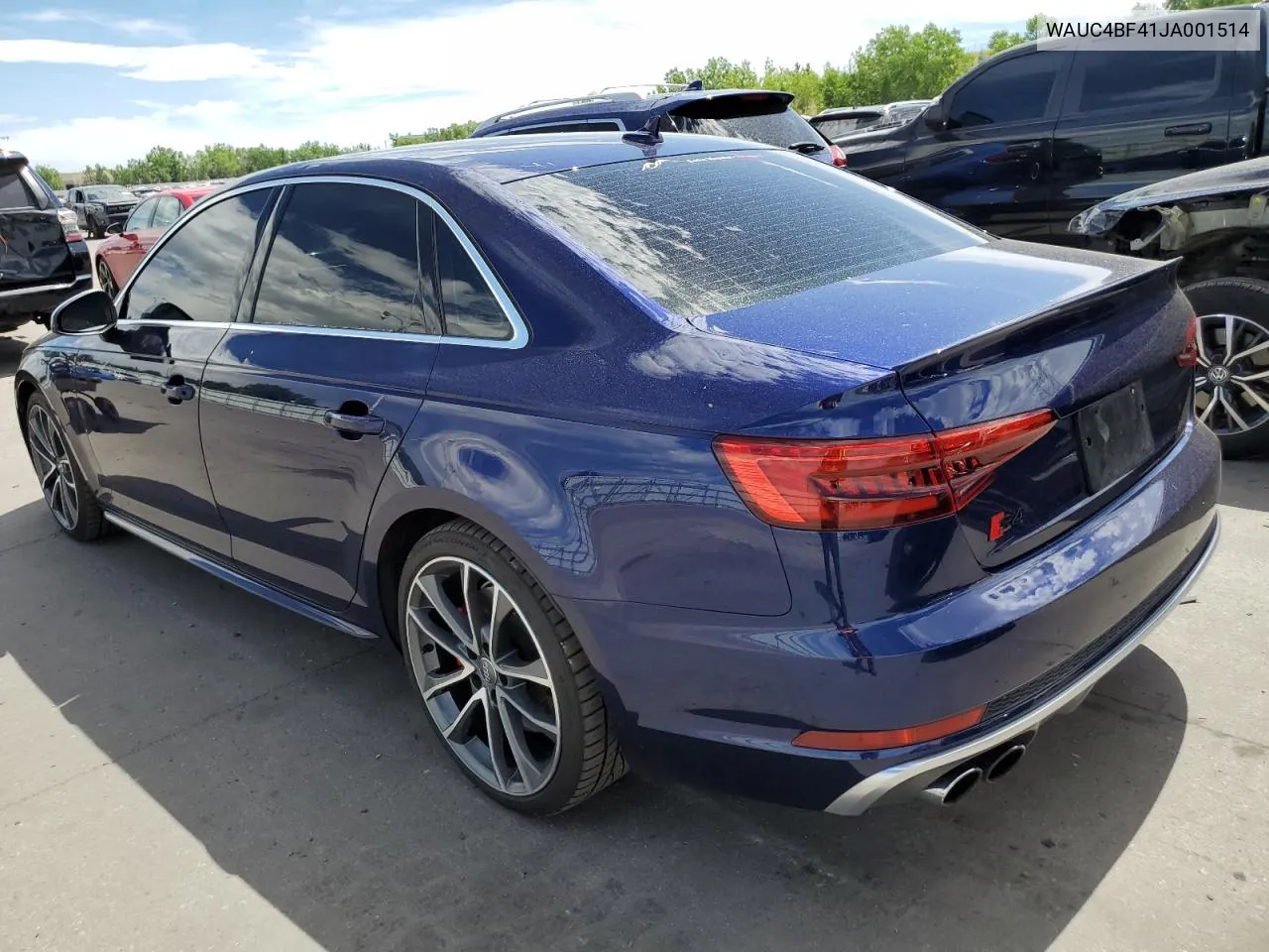 2018 Audi S4 Prestige VIN: WAUC4BF41JA001514 Lot: 60549404