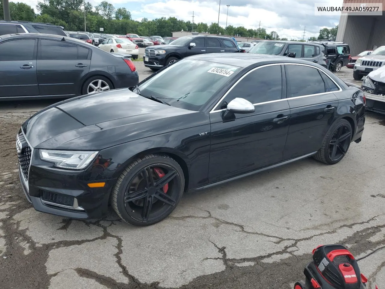 2018 Audi S4 Premium Plus VIN: WAUB4AF49JA059277 Lot: 62428754