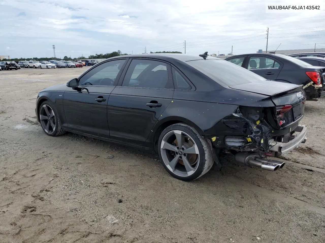 WAUB4AF46JA143542 2018 Audi S4 Premium Plus