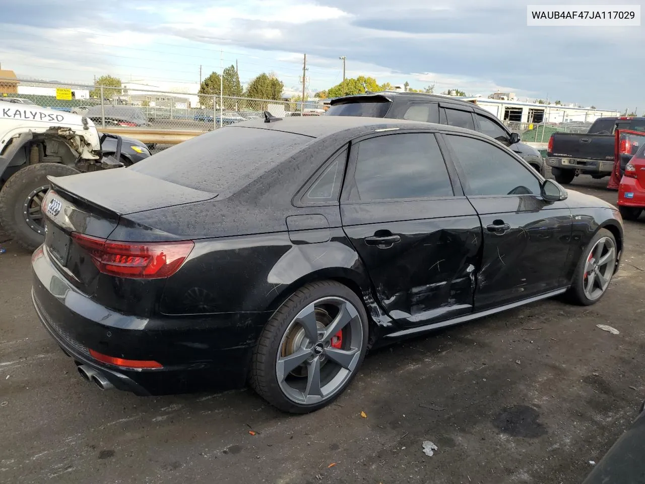 2018 Audi S4 Premium Plus VIN: WAUB4AF47JA117029 Lot: 76617824