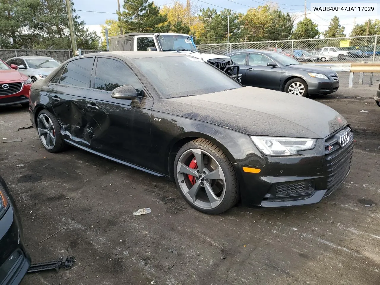 2018 Audi S4 Premium Plus VIN: WAUB4AF47JA117029 Lot: 76617824