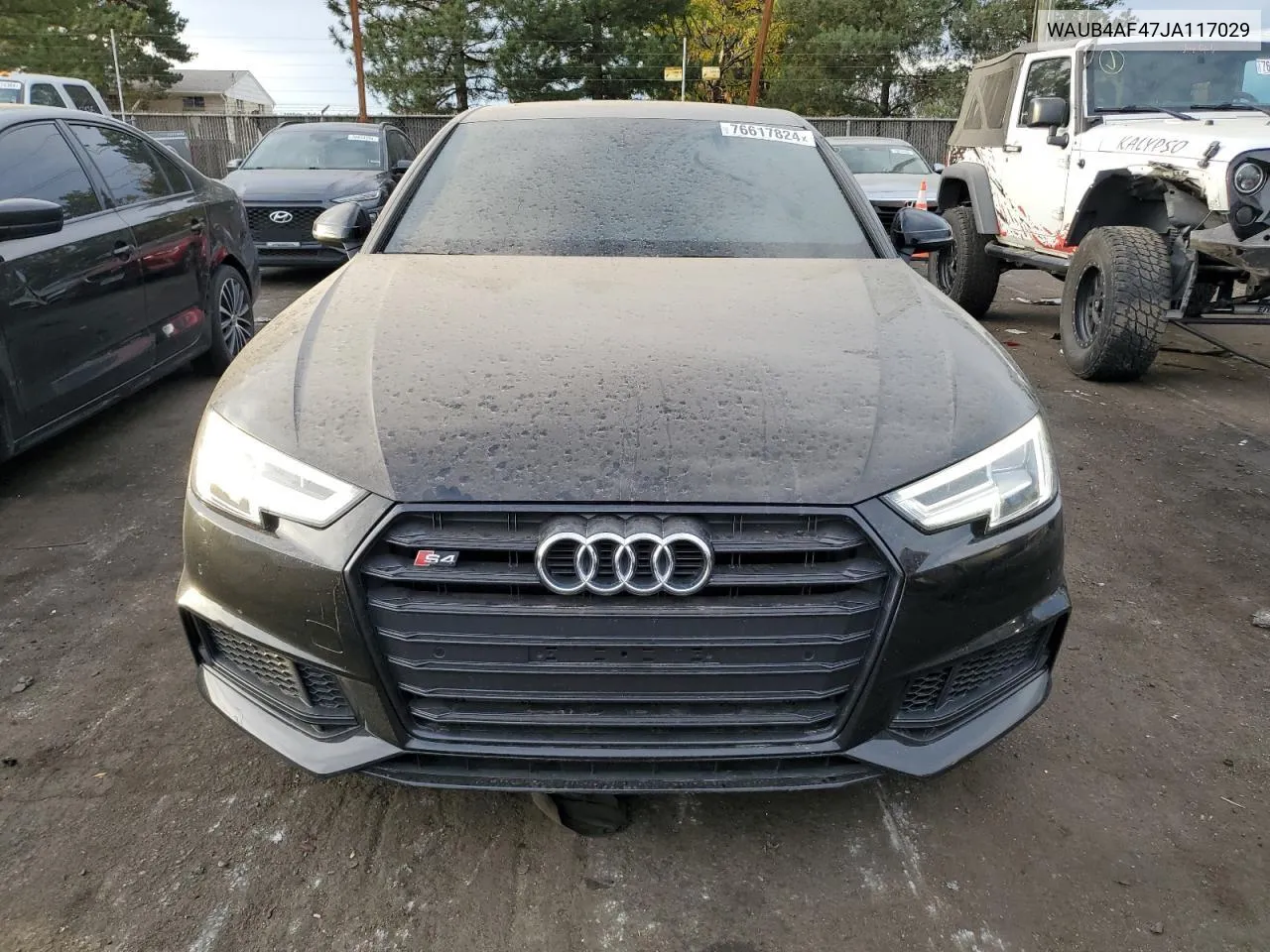 2018 Audi S4 Premium Plus VIN: WAUB4AF47JA117029 Lot: 76617824