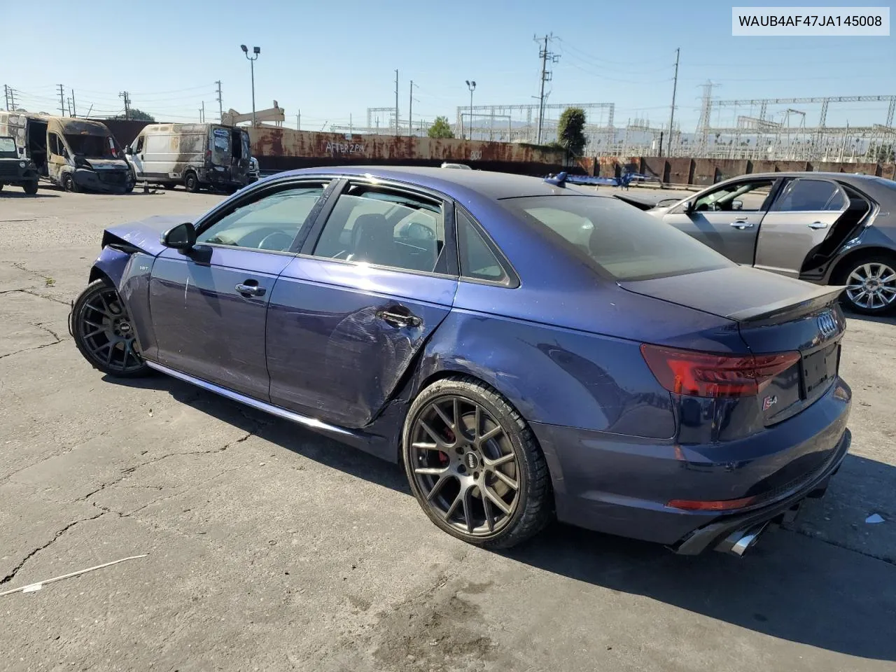 2018 Audi S4 Premium Plus VIN: WAUB4AF47JA145008 Lot: 76838024