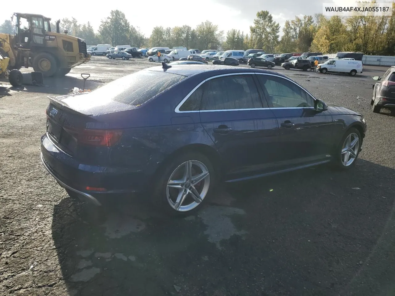 2018 Audi S4 Premium Plus VIN: WAUB4AF4XJA055187 Lot: 78537944