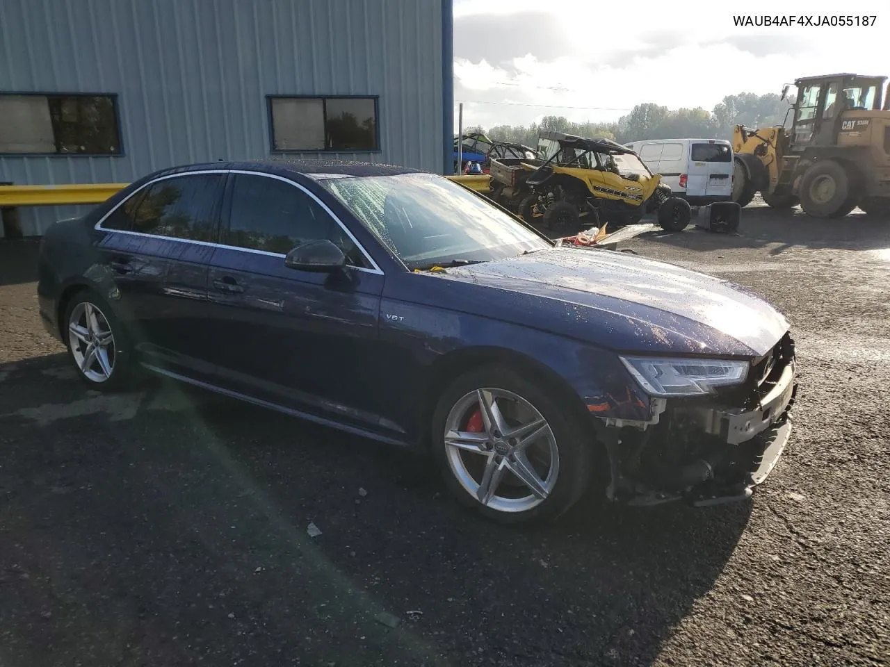 2018 Audi S4 Premium Plus VIN: WAUB4AF4XJA055187 Lot: 78537944