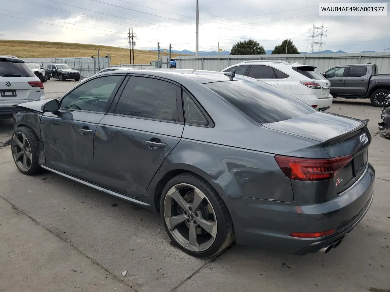 2019 Audi S4 Premium Plus VIN: WAUB4AF49KA001977 Lot: 71364384