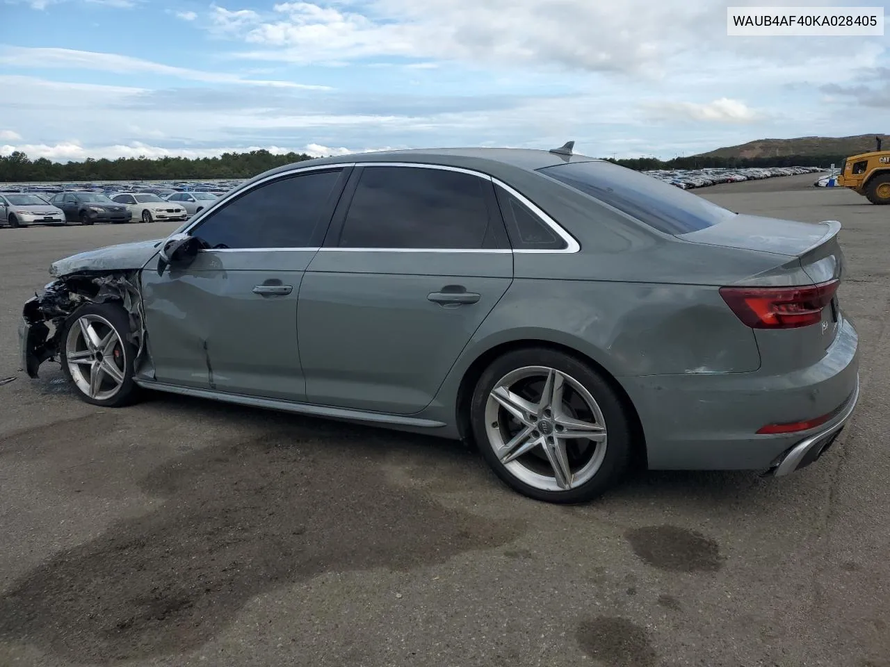 WAUB4AF40KA028405 2019 Audi S4 Premium Plus