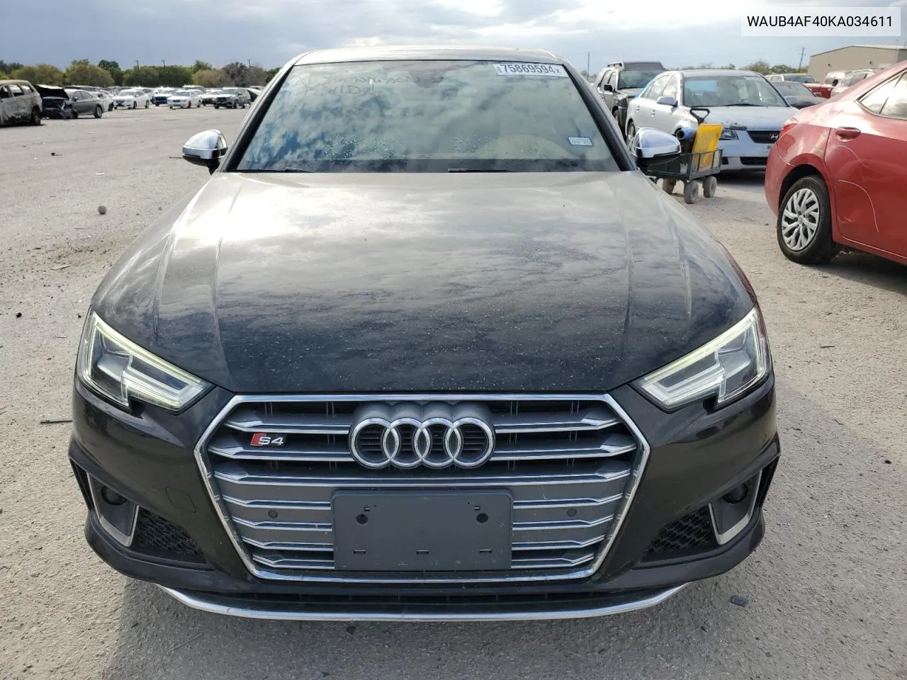 2019 Audi S4 Premium Plus VIN: WAUB4AF40KA034611 Lot: 75869594