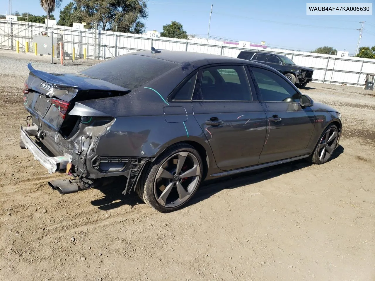 2019 Audi S4 Premium Plus VIN: WAUB4AF47KA006630 Lot: 77640264