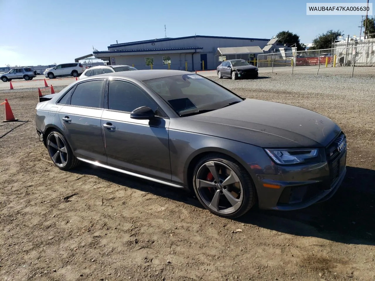 2019 Audi S4 Premium Plus VIN: WAUB4AF47KA006630 Lot: 77640264