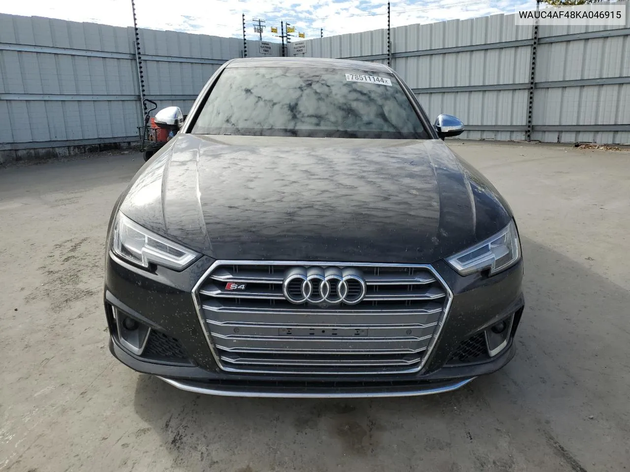 2019 Audi S4 Prestige VIN: WAUC4AF48KA046915 Lot: 78511144