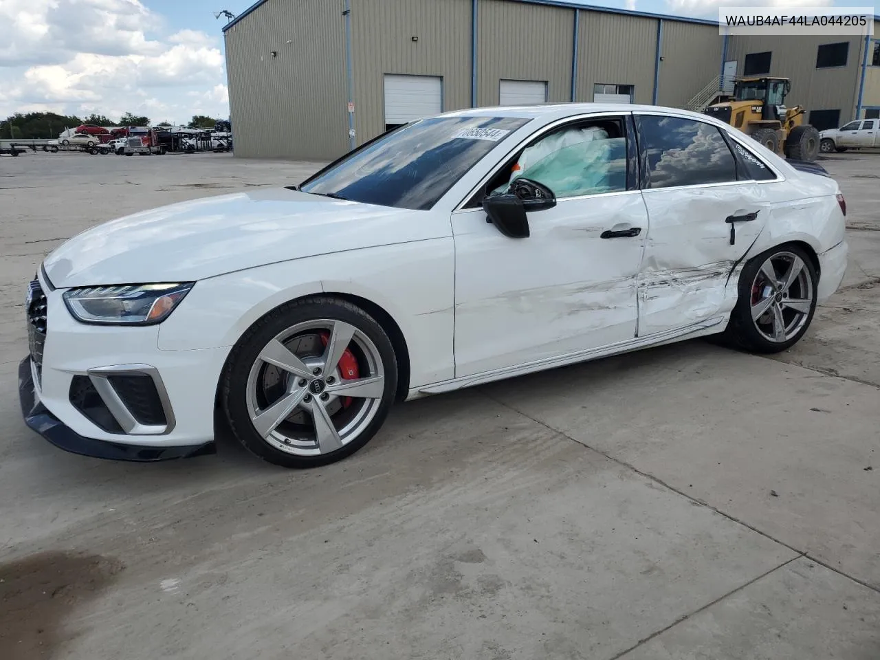 2020 Audi S4 Premium Plus VIN: WAUB4AF44LA044205 Lot: 70650544