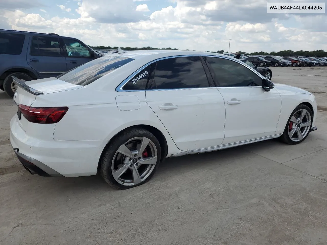 WAUB4AF44LA044205 2020 Audi S4 Premium Plus