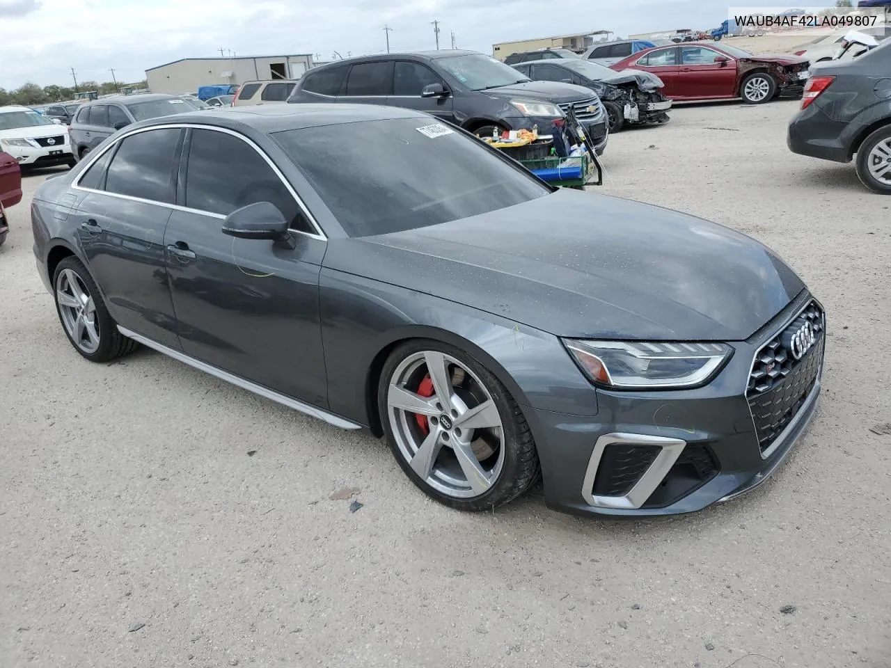 2020 Audi S4 Premium Plus VIN: WAUB4AF42LA049807 Lot: 77463354