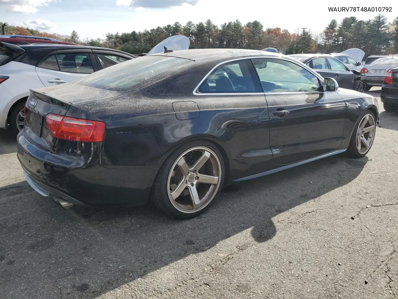 2008 Audi S5 Quattro VIN: WAURV78T48A010792 Lot: 78382224