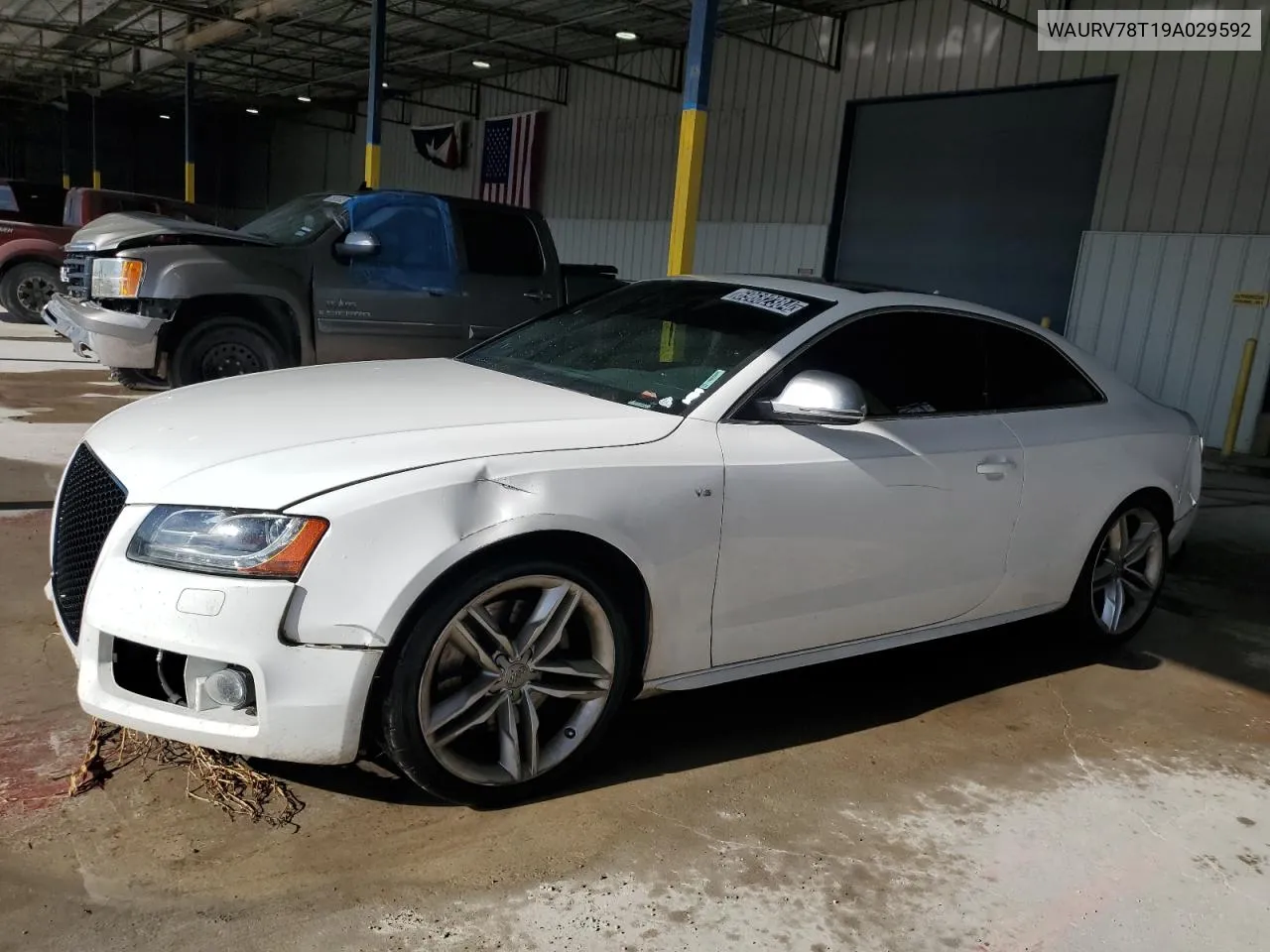 2009 Audi S5 Quattro VIN: WAURV78T19A029592 Lot: 69682384