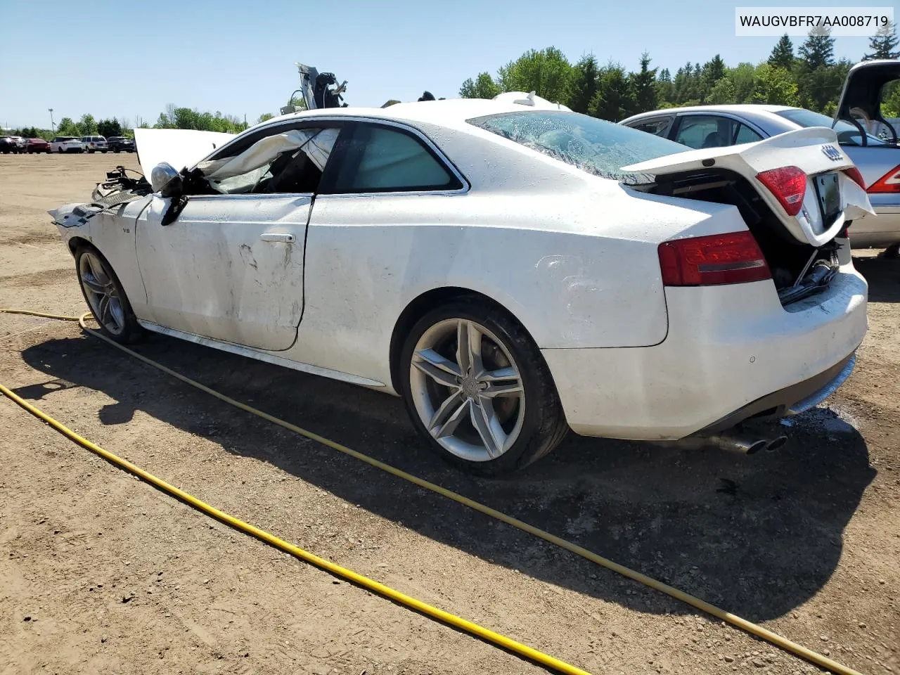 2010 Audi S5 Premium Plus VIN: WAUGVBFR7AA008719 Lot: 56622264