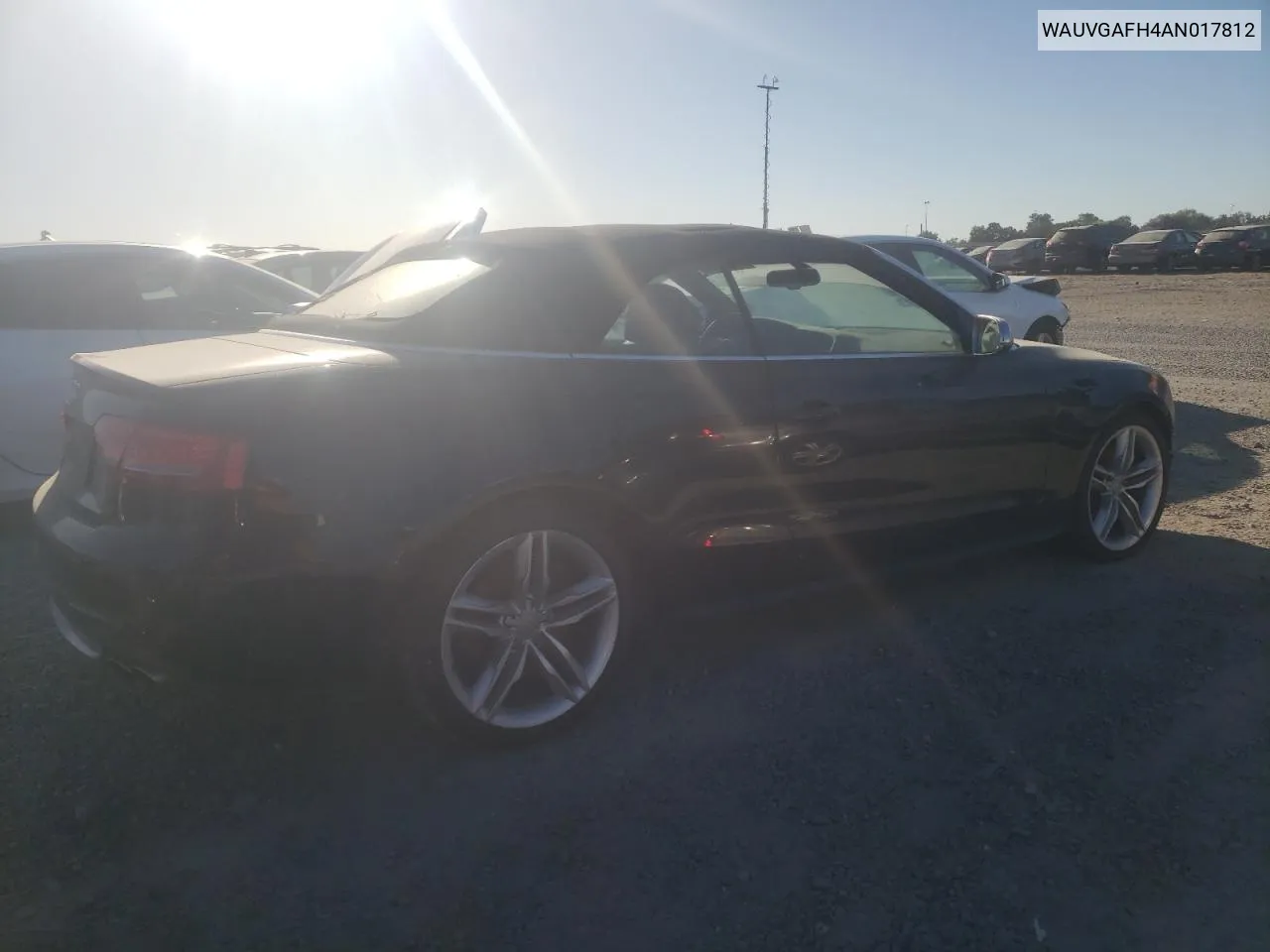 2010 Audi S5 Prestige VIN: WAUVGAFH4AN017812 Lot: 71593874