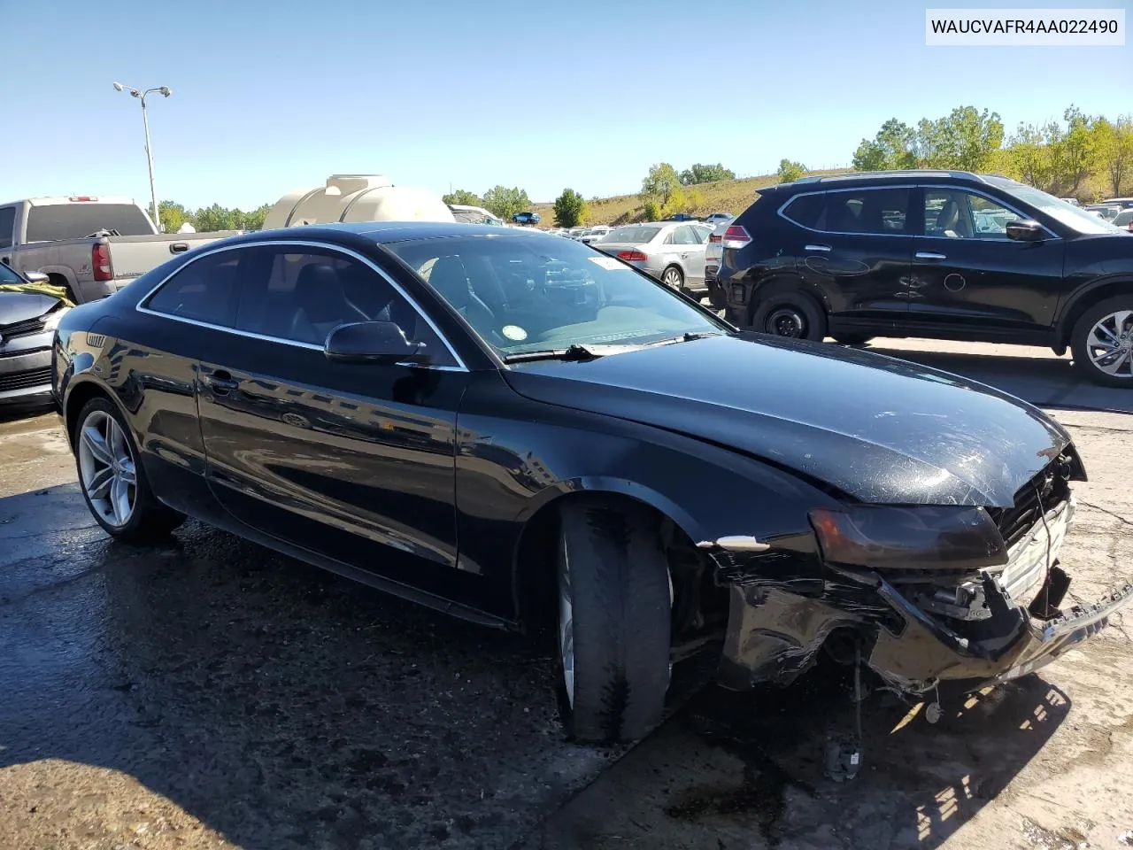 2010 Audi S5 Premium Plus VIN: WAUCVAFR4AA022490 Lot: 72968184