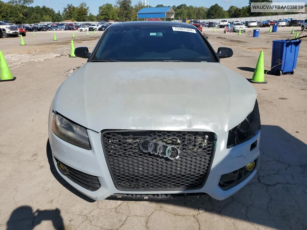 2010 Audi S5 Premium Plus VIN: WAUCVAFR8AA038899 Lot: 73307324