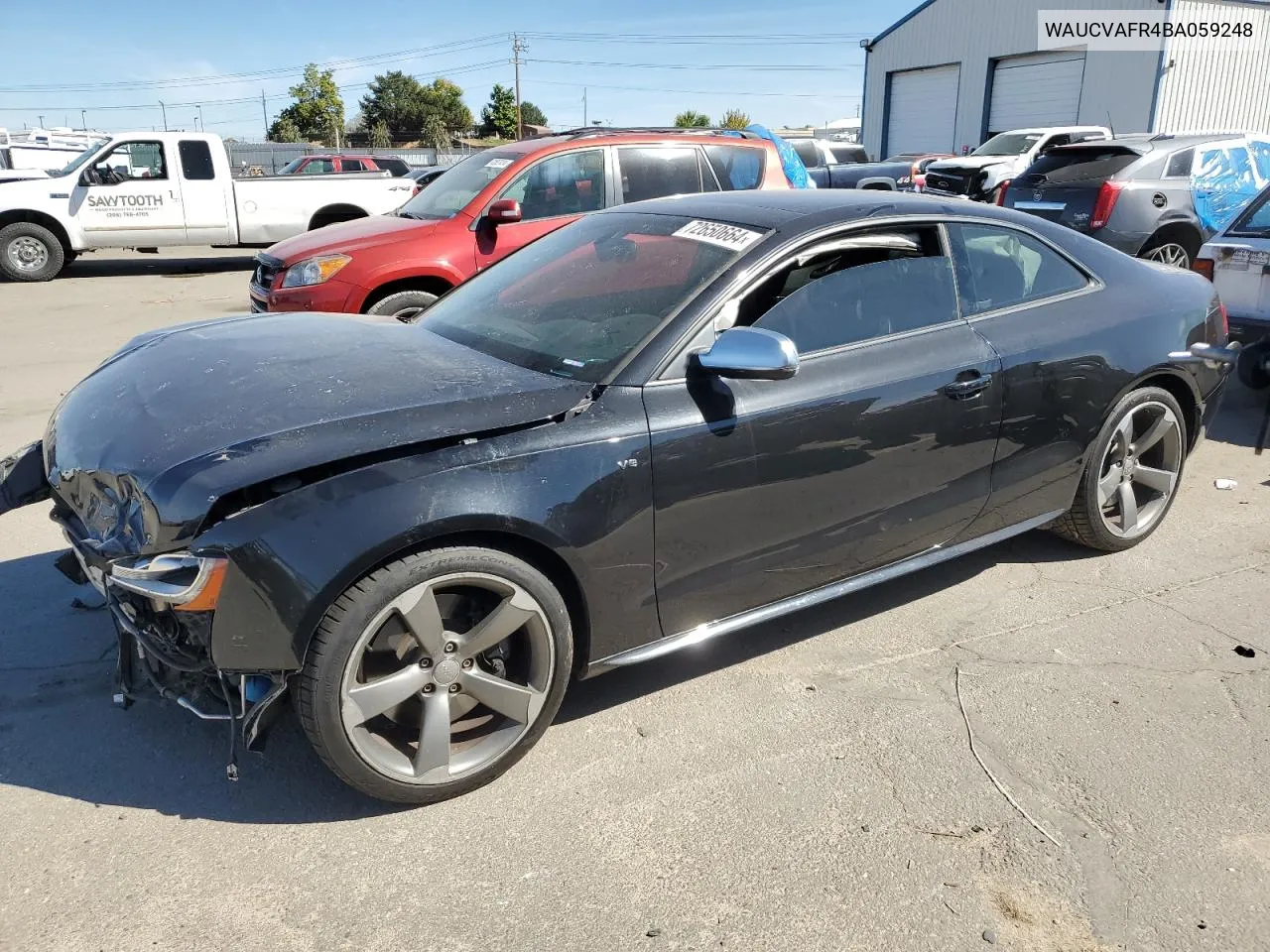 2011 Audi S5 Premium Plus VIN: WAUCVAFR4BA059248 Lot: 72650664