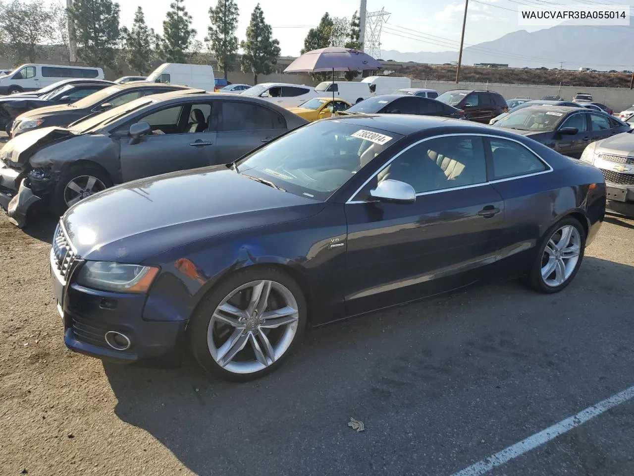 WAUCVAFR3BA055014 2011 Audi S5 Premium Plus