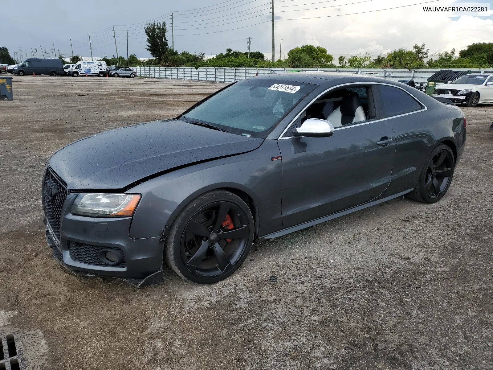 WAUVVAFR1CA022281 2012 Audi S5 Prestige