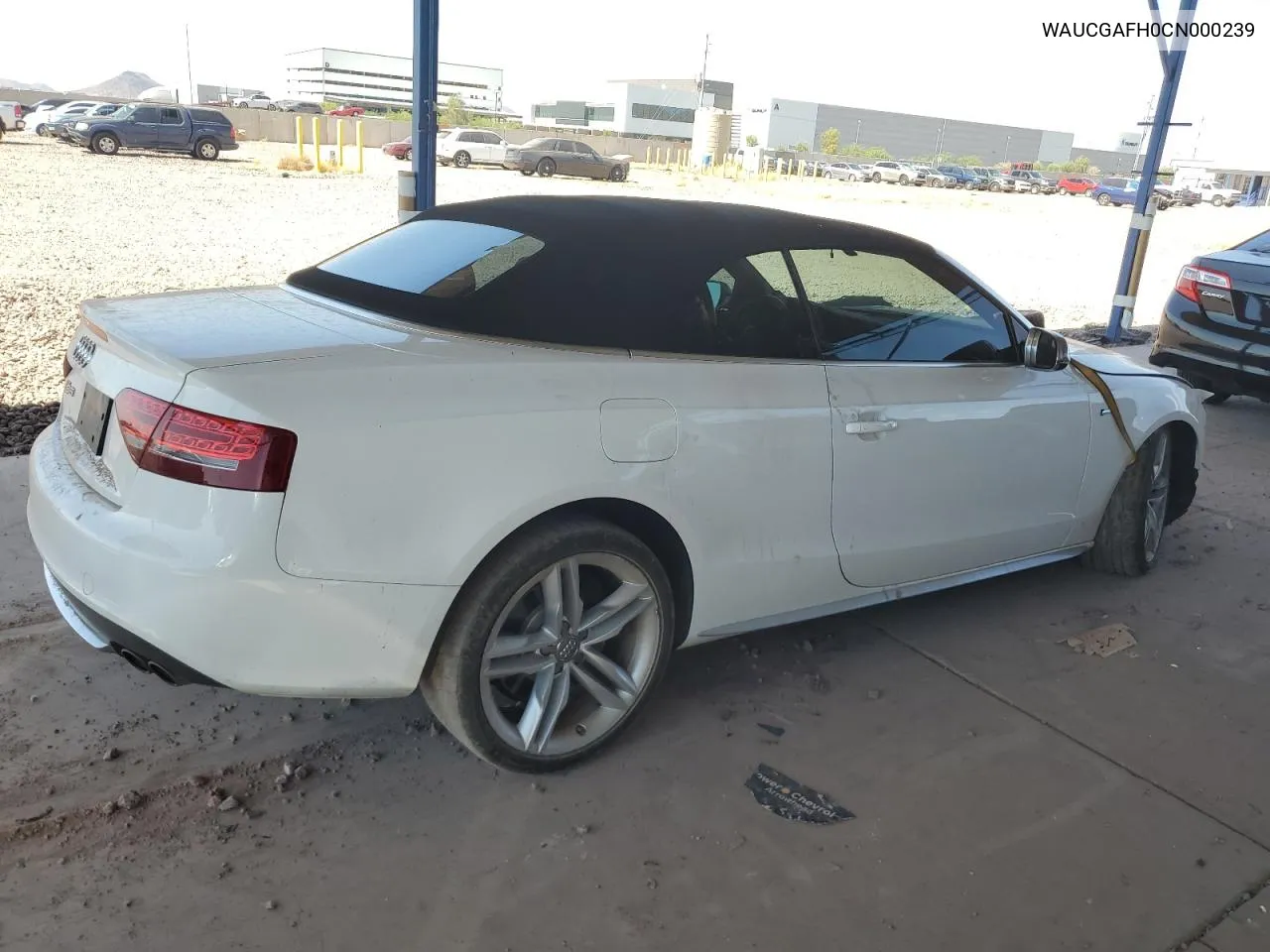 2012 Audi S5 Premium Plus VIN: WAUCGAFH0CN000239 Lot: 73031974