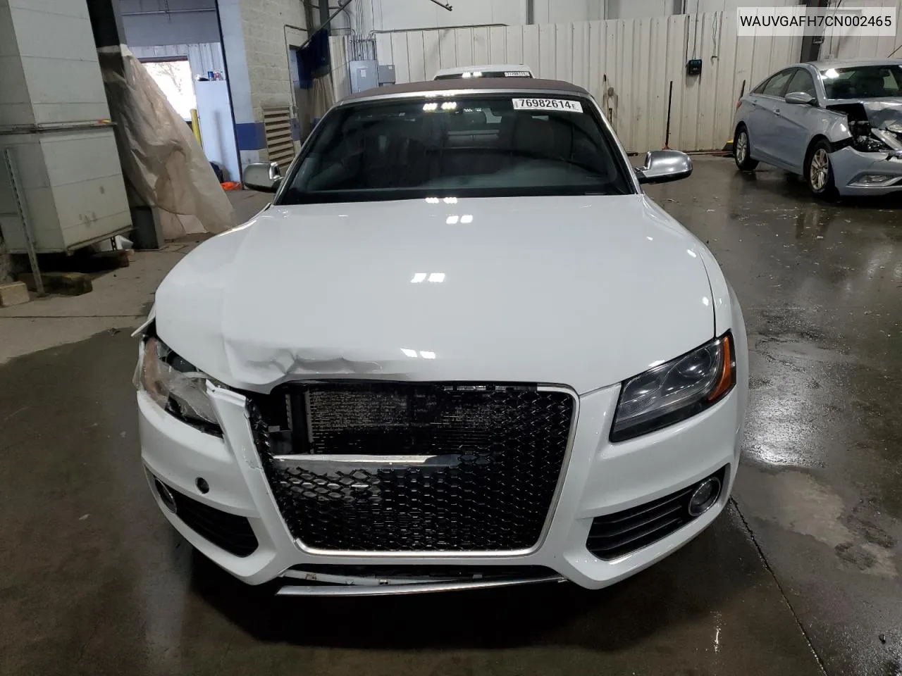 2012 Audi S5 Prestige VIN: WAUVGAFH7CN002465 Lot: 76982614