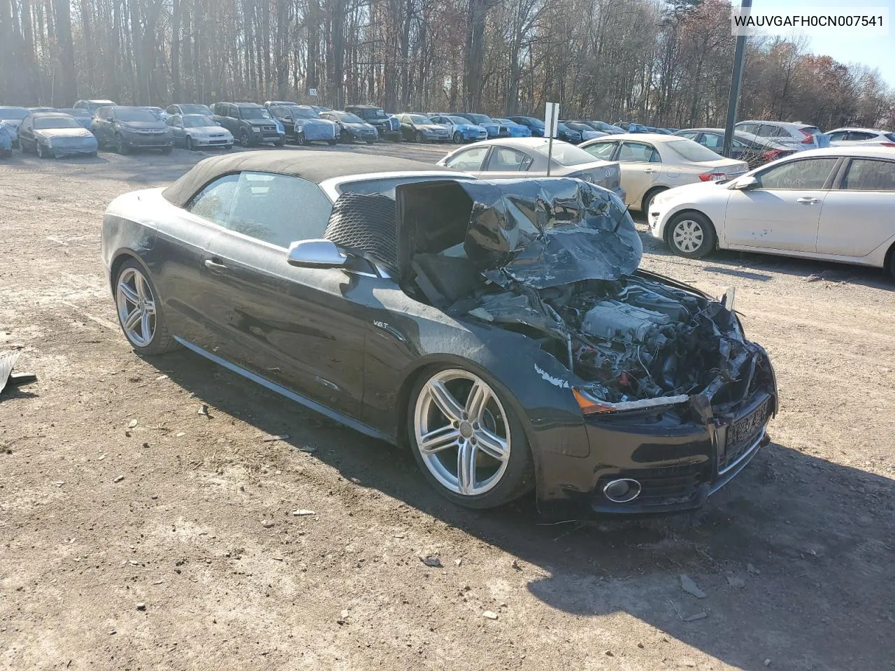 2012 Audi S5 Prestige VIN: WAUVGAFH0CN007541 Lot: 78230154