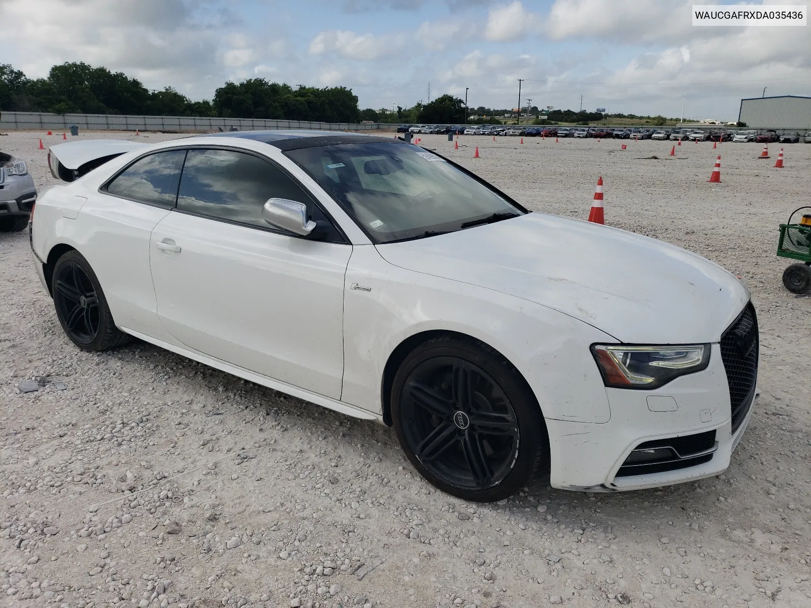 2013 Audi S5 Premium Plus VIN: WAUCGAFRXDA035436 Lot: 59459504