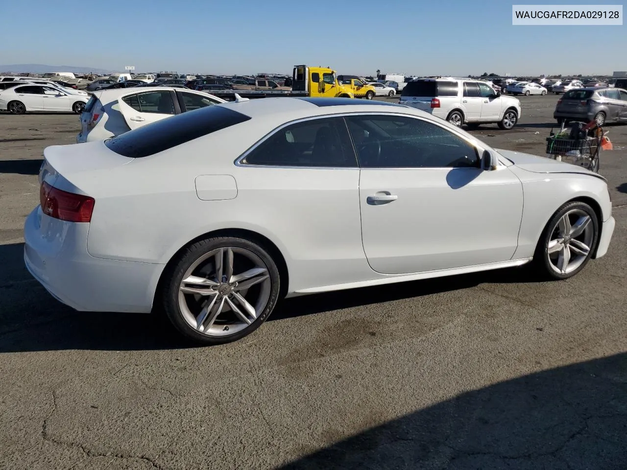 2013 Audi S5 Premium Plus VIN: WAUCGAFR2DA029128 Lot: 73207084