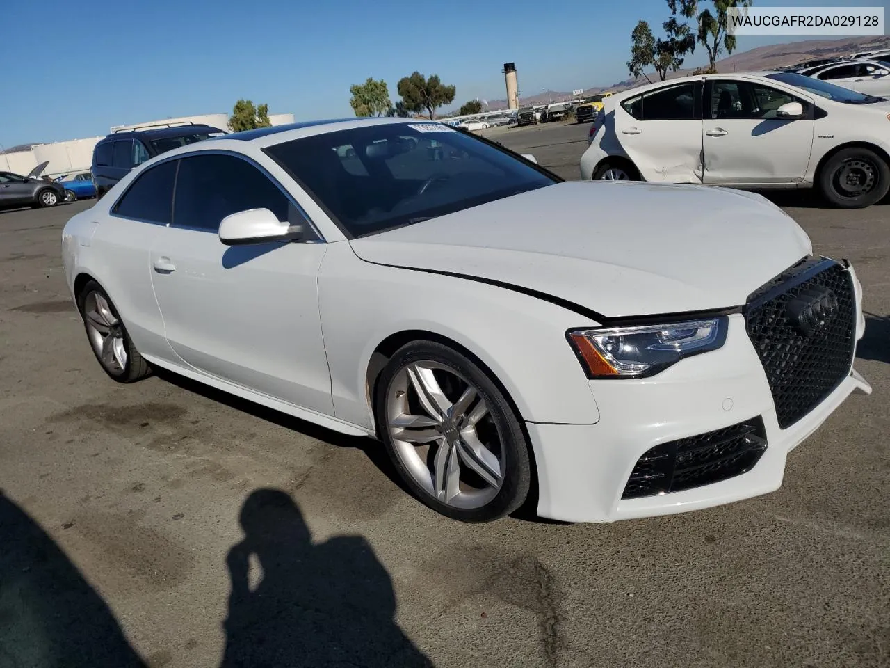 2013 Audi S5 Premium Plus VIN: WAUCGAFR2DA029128 Lot: 73207084