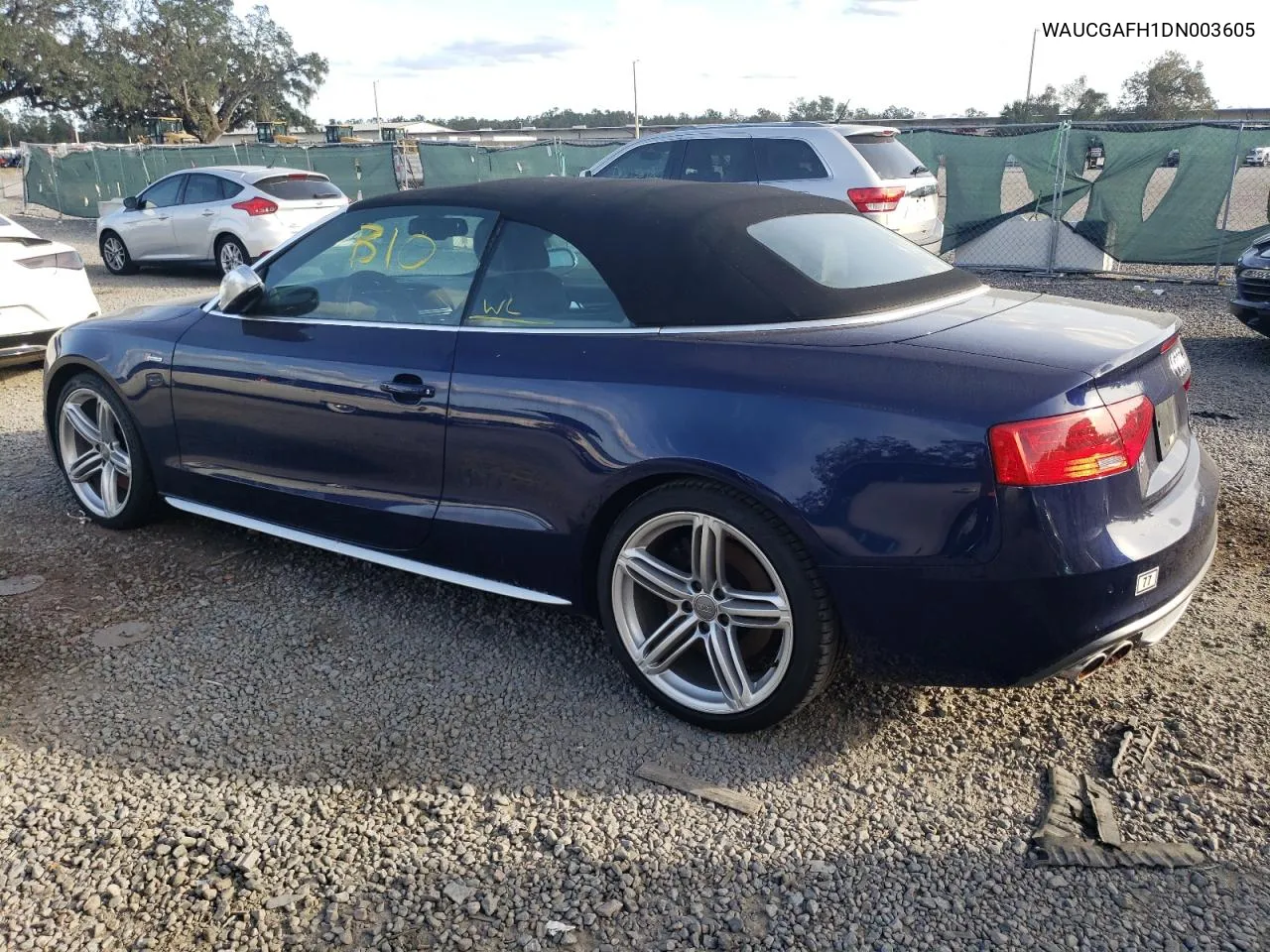 2013 Audi S5 Premium Plus VIN: WAUCGAFH1DN003605 Lot: 75106334