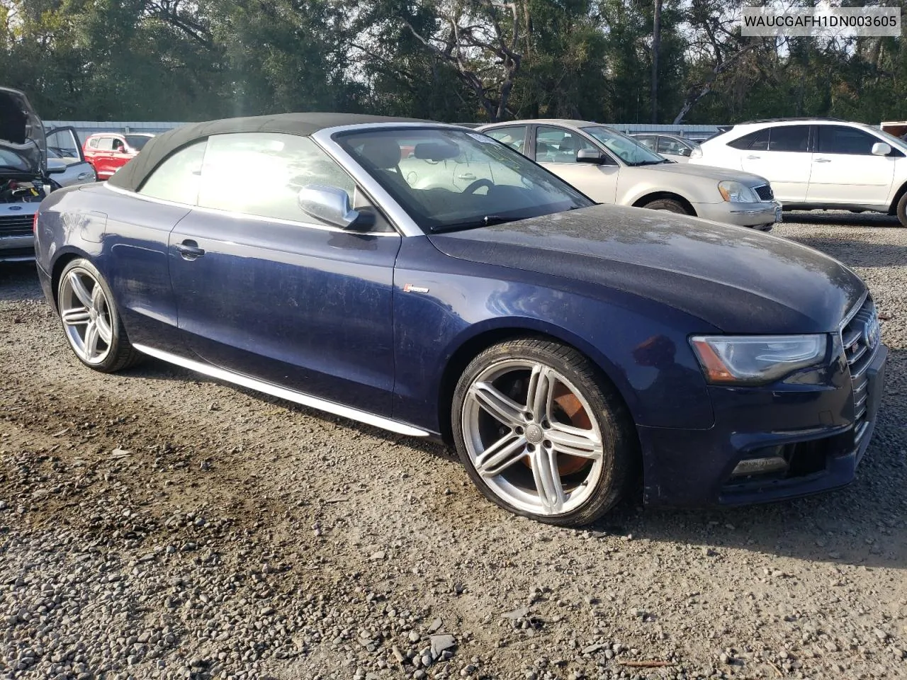 2013 Audi S5 Premium Plus VIN: WAUCGAFH1DN003605 Lot: 75106334