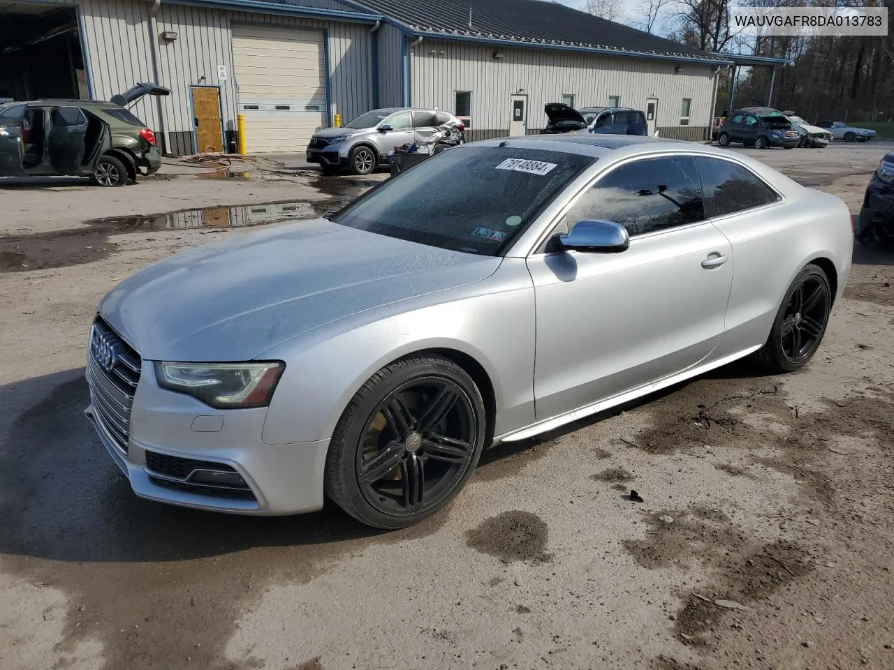 2013 Audi S5 Prestige VIN: WAUVGAFR8DA013783 Lot: 78148884