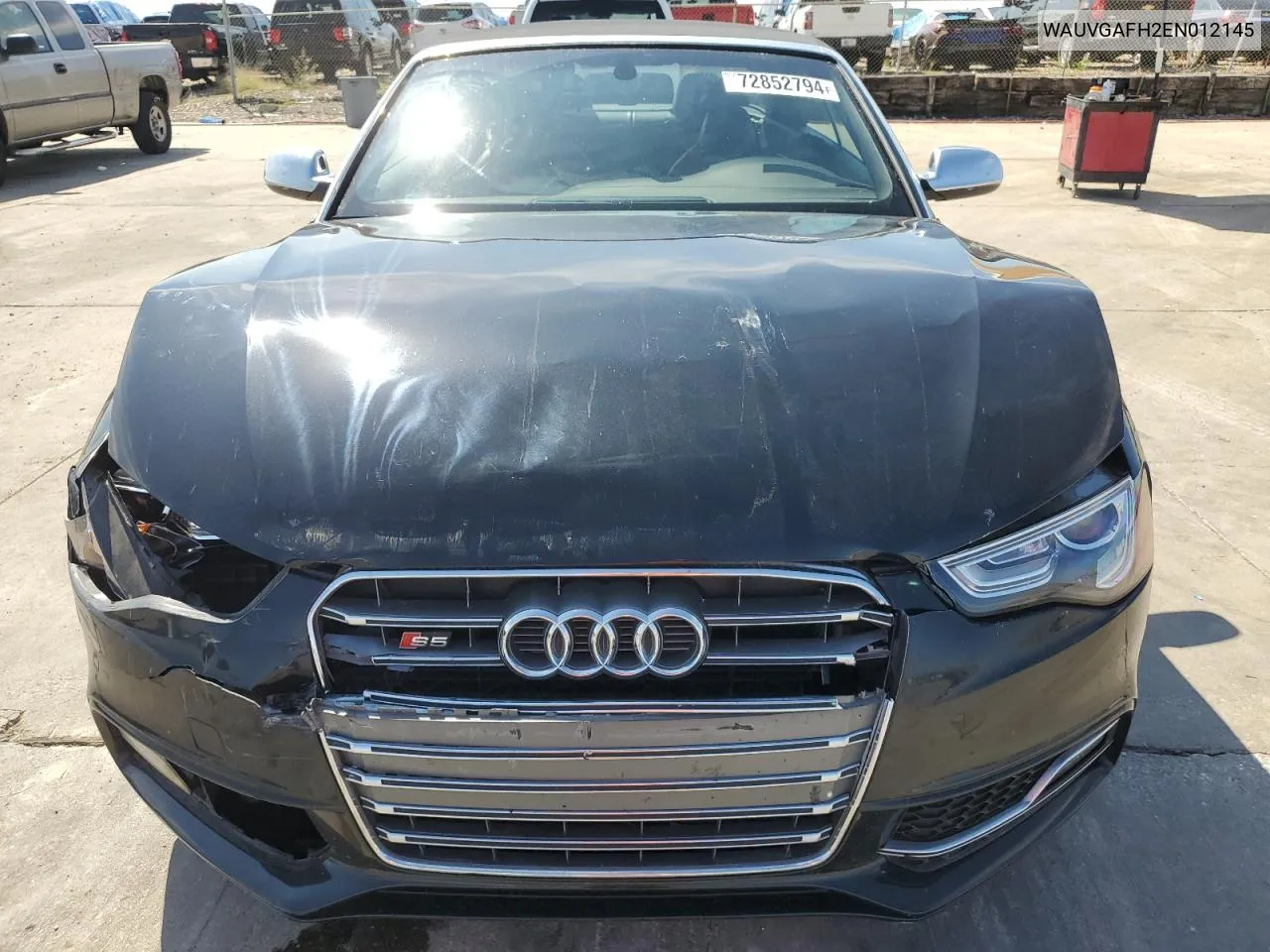 2014 Audi S5 Prestige VIN: WAUVGAFH2EN012145 Lot: 72852794