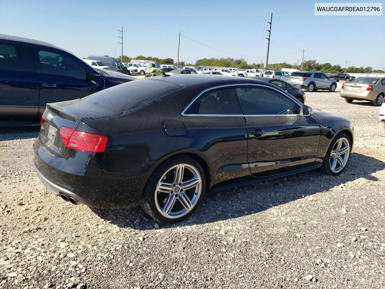 2014 Audi S5 Premium Plus VIN: WAUCGAFR0EA012796 Lot: 73115384